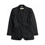 Burberry black blazer front
