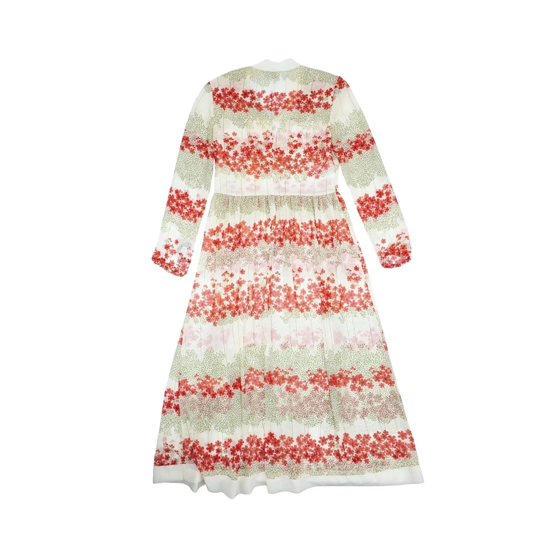 Red Valentino Long-Sleeve Dress - Women's 40 - Fashionably Yours