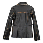 Reversible Leather Jacket -S/M - Fashionably Yours