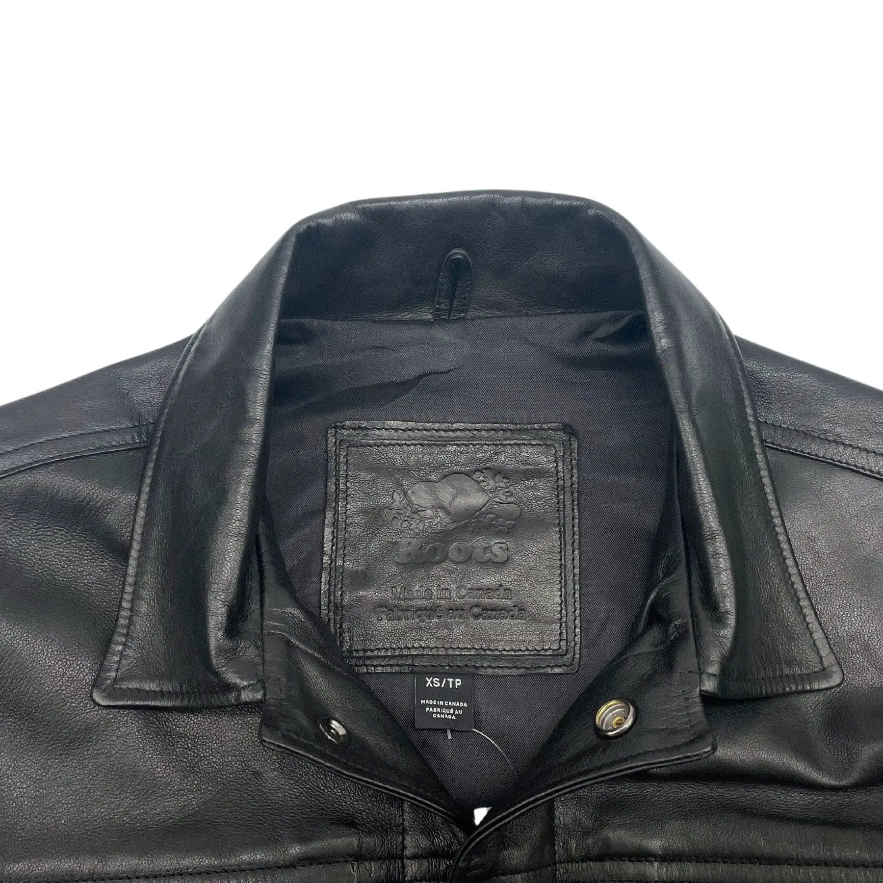 Roots Leather Jacket - Women's XS - Fashionably Yours
