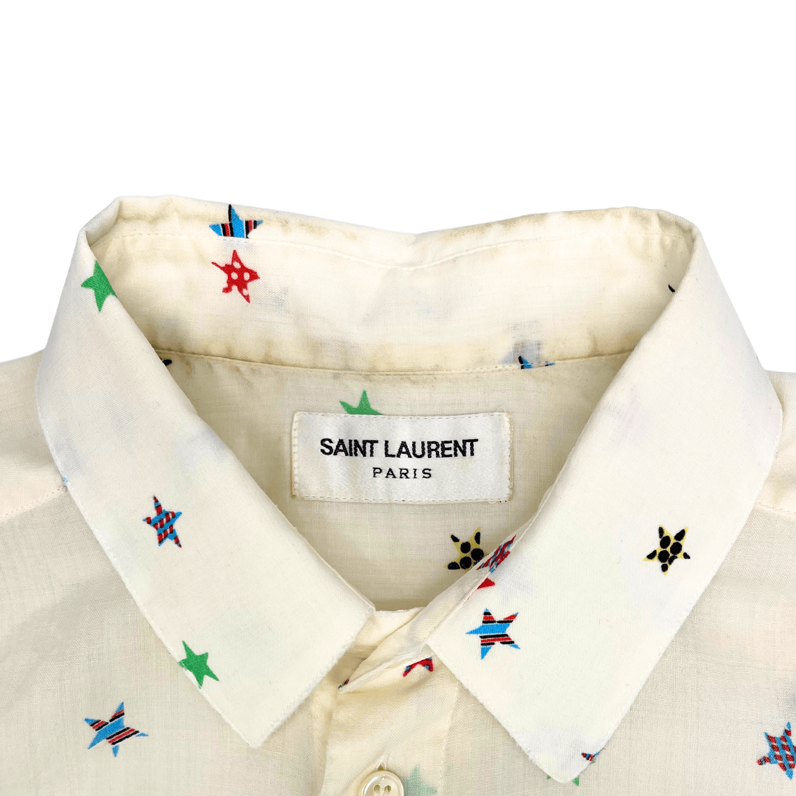 Saint Laurent Button Down Shirt Women s 39 Fashionably Yours