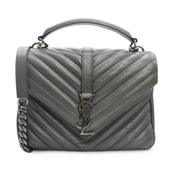 Ysl medium college bag grey sale