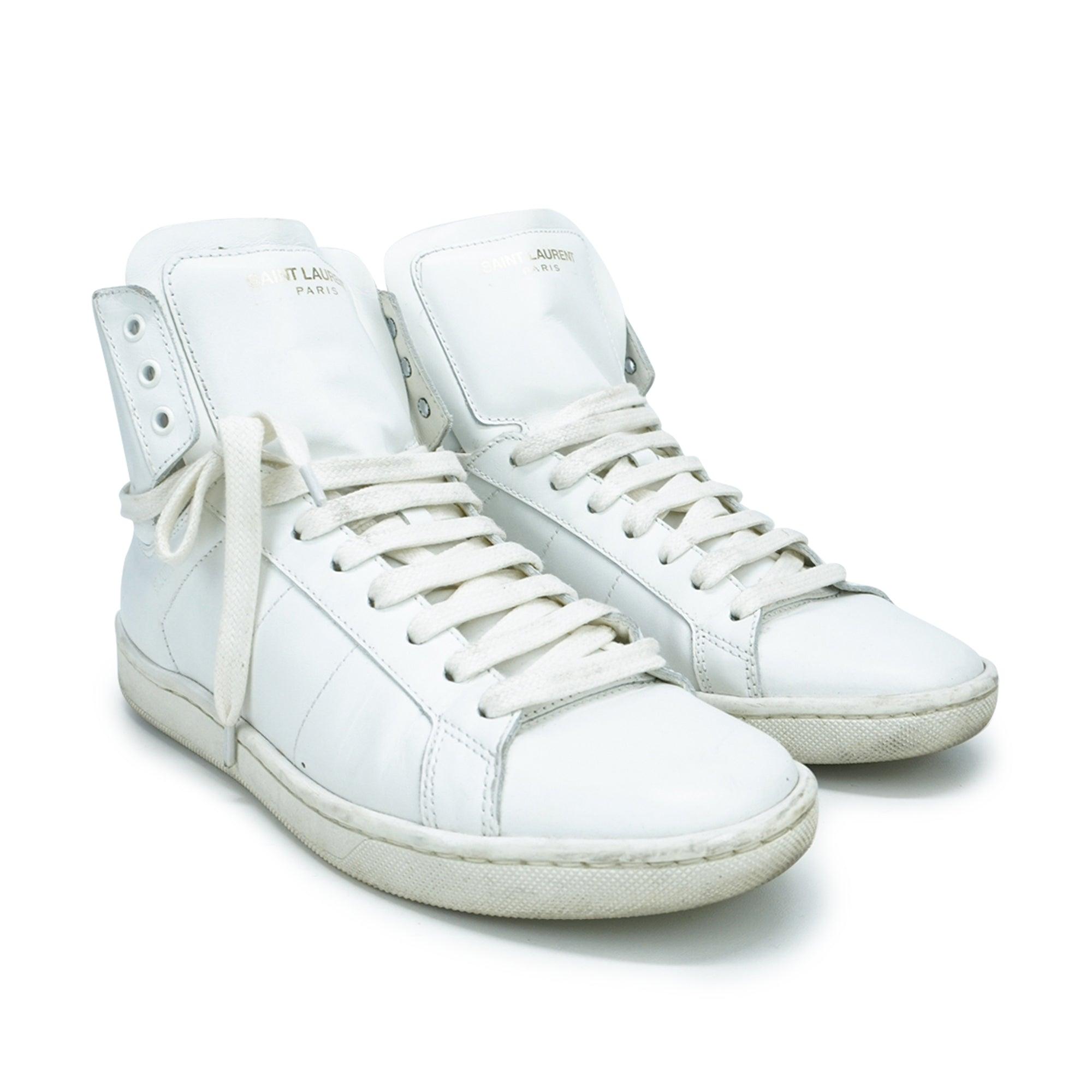 Saint Laurent High-Top Sneakers - Women's 35 - Fashionably Yours