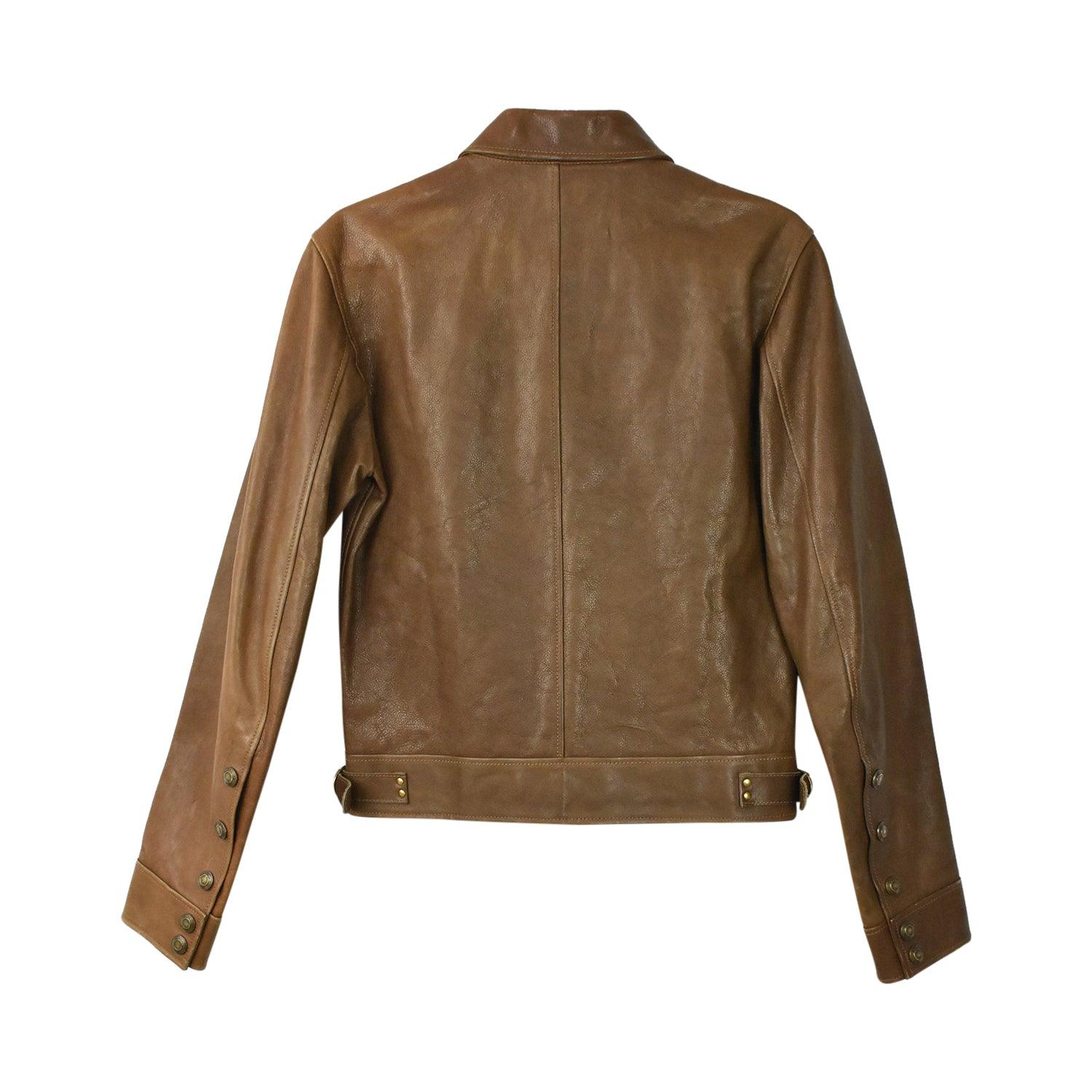 Saint Laurent Leather Jacket - Men's S - Fashionably Yours