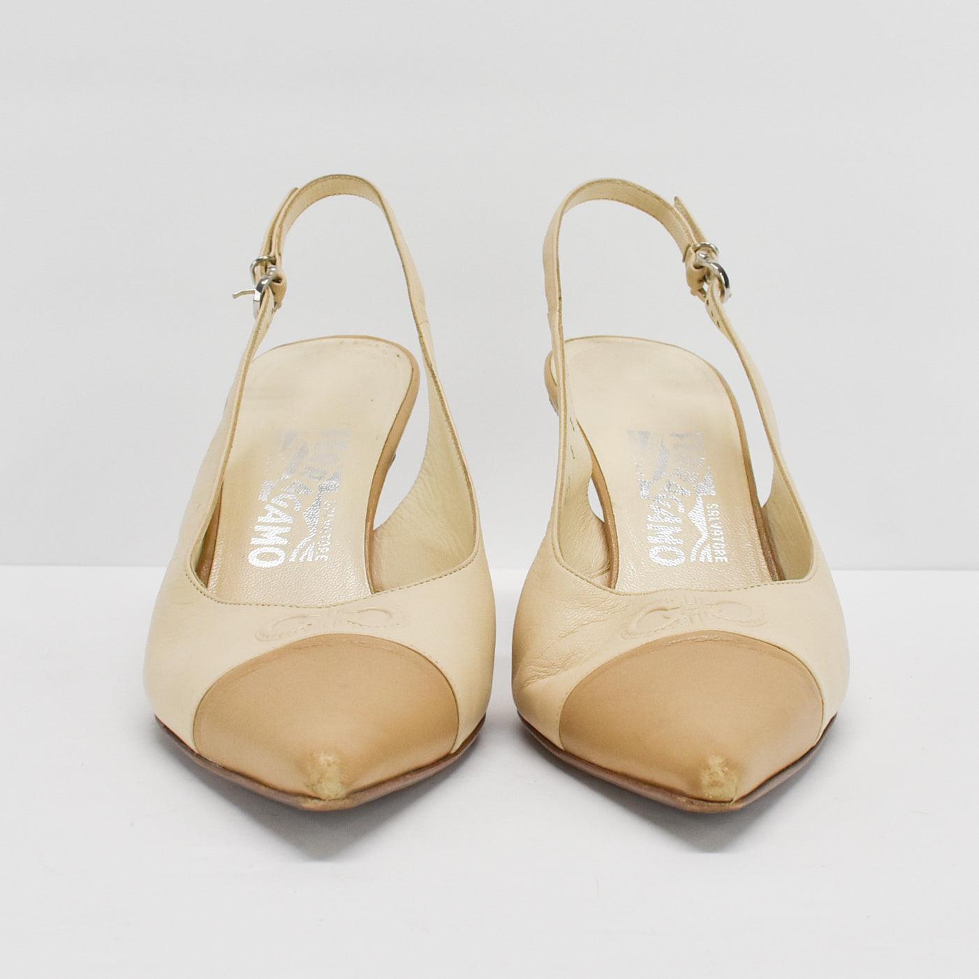Buy Cream Heeled Shoes for Women by T.ELEVEN Online | Ajio.com