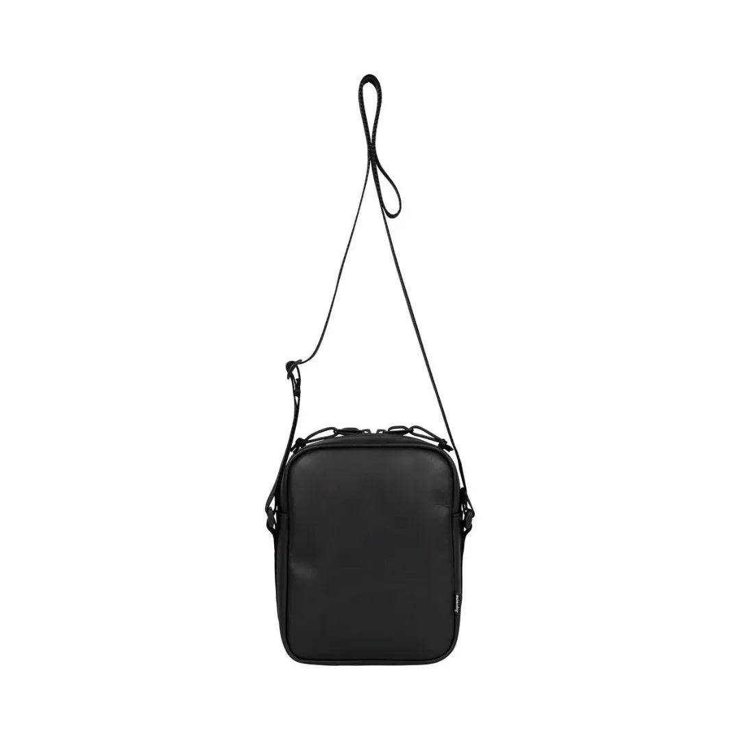 Supreme Leather Shoulder Bag Black