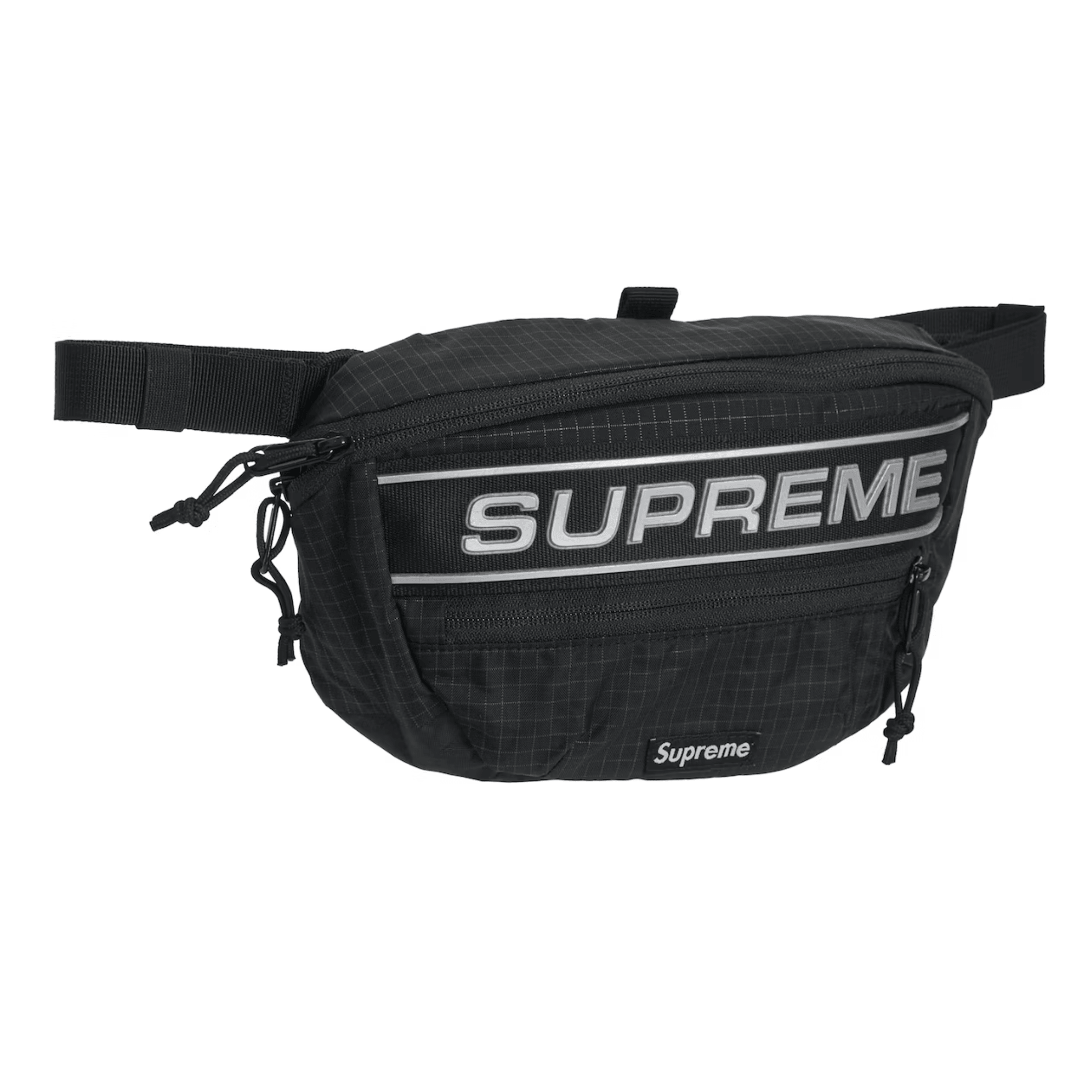 Supreme Logo Waist Bag Black
