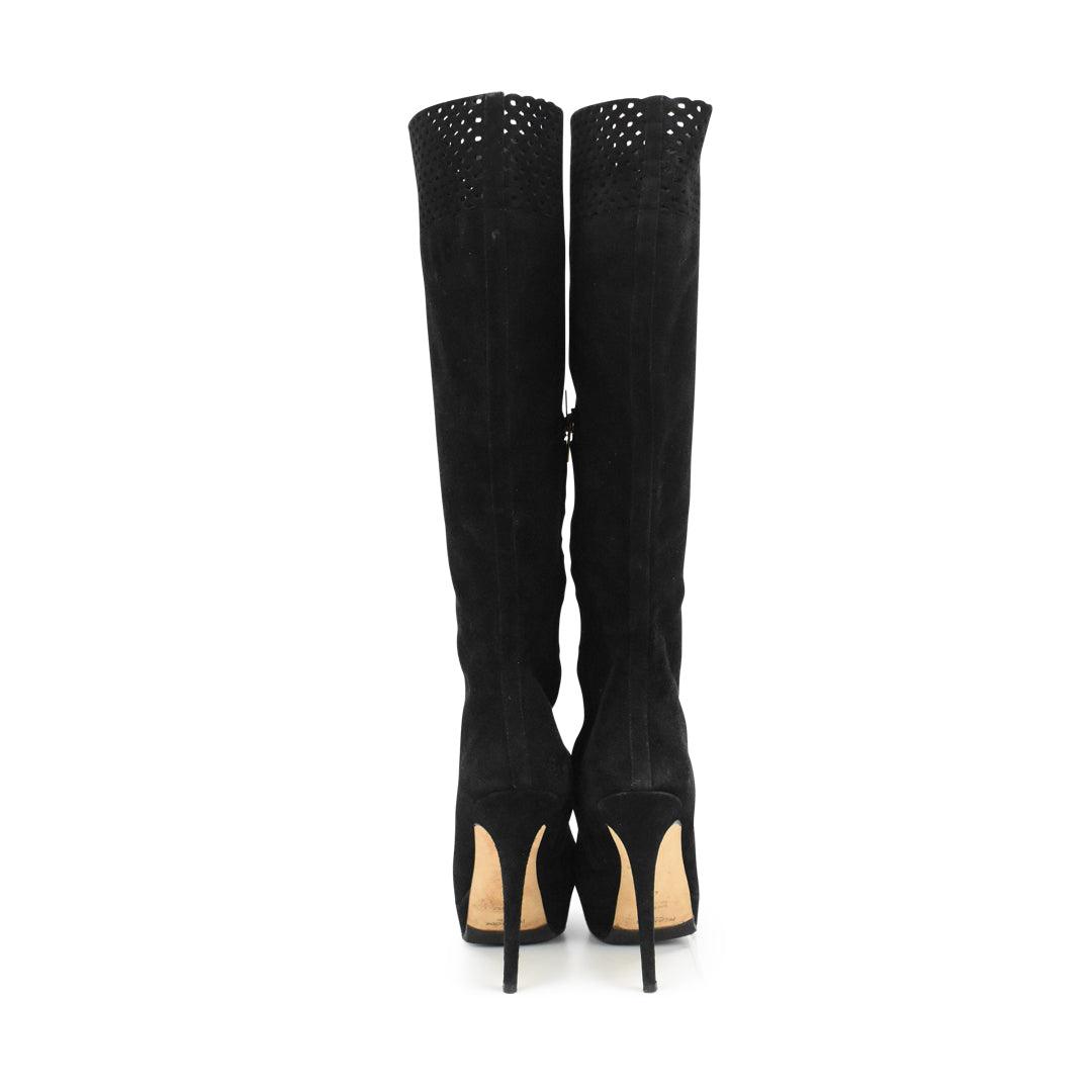 Yves Saint Laurent Stiletto Boots - Women's 40 - Fashionably Yours