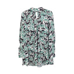 SALONI White/Green Size 8 Dresses - Fashionably Yours